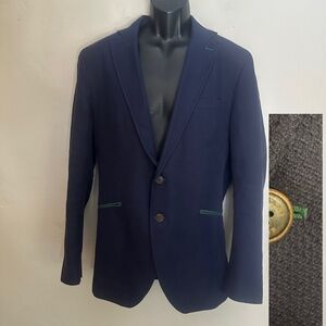 El Ganso Textured Cotton Blazer EU 54 / ~US 42R Gently worn 100% cotton thick
